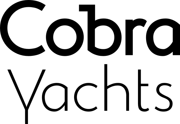 cobra yachts logoup down